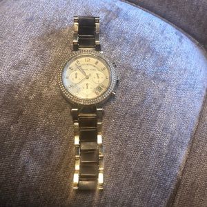 Michael Kors Gold and Black Women's Watch